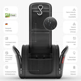 Beauty Case Da Viaggio XXL [Design 2025] | Trousse Da Viaggio per Uomo E Donna | Beauty Case Viaggio Con Gancio Appendiabiti [Capacità 9 Litri] (Nero)