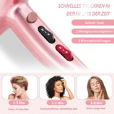 Asciugacapelli Professionale a Ioni 3000W Con Diffusore (3 Livelli Di Calore, 2 Velocità + Aria Fredda, 3 Accessori) Adatto per Saloni, Viaggi E Casa, Perfetto Come Regalo - Hairdryer