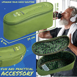 Pochette Uomo - Beauty Case Da Viaggio Borsa Da Toilette Con Zip Borsello Uomo Morbido - Trousse Uomo Ragazzo Sportivo -  Gadget Regalo