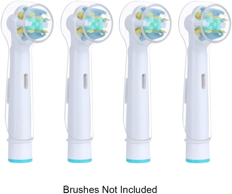 Copertura Spazzolino Elettrico Compatibile Con Oral B - Copri Spazzolino - Comodo Da Viaggio E Più Sanitario per Una Migliore Salute, Di  (Trasparente, 6)