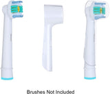 Copertura Spazzolino Elettrico Compatibile Con Oral B - Copri Spazzolino - Comodo Da Viaggio E Più Sanitario per Una Migliore Salute, Di  (Trasparente, 6)