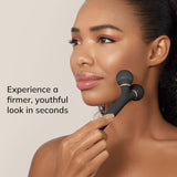 | Smartappguided™ Sonic Facial Roller | 4 in 1 | Derma Roller | Dispositivo per Viso | Roller Viso Professionale | Rassoda E Definisce La Pelle Del Viso