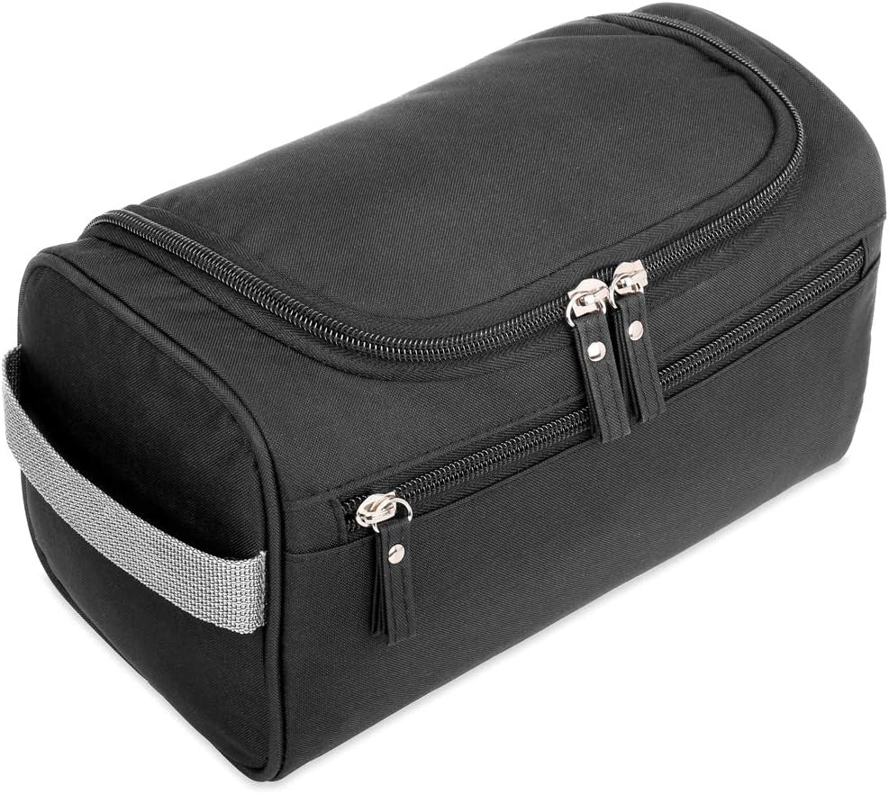 Beauty Case Donna E Uomo - Borsa Da Viaggio per Trucchi E Shampoo - Borsa per Cosmetici Con 3 Scomparti Impermeabile E Leggera - Con Gancio Metallico Incluso