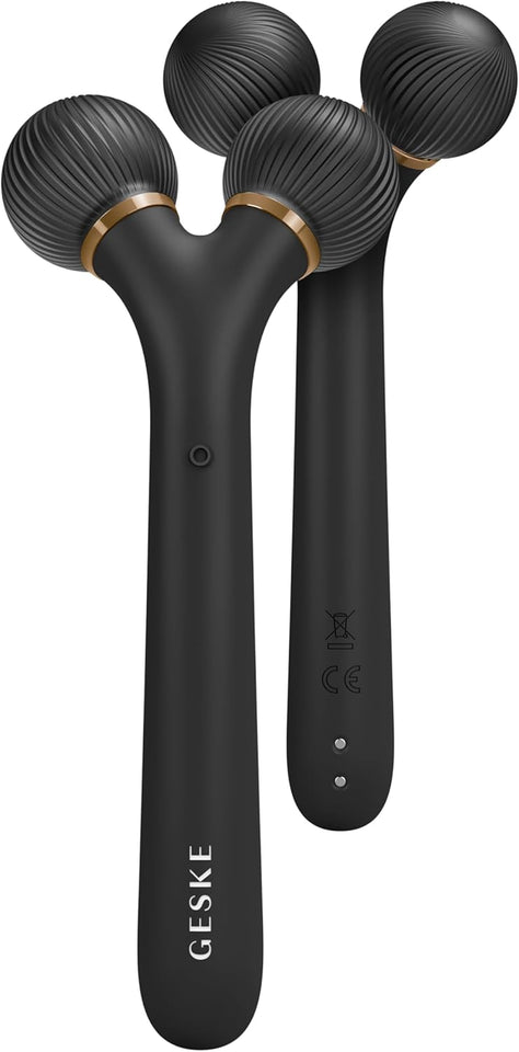 | Smartappguided™ Sonic Facial Roller | 4 in 1 | Derma Roller | Dispositivo per Viso | Roller Viso Professionale | Rassoda E Definisce La Pelle Del Viso