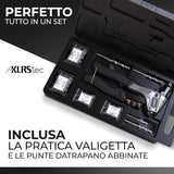 tec® Pinze Professionali per Rivetti Inclusi 120 Rivetti E 4 Perforatori HSS - Tenaglia per Rivetti a Strappo Di Alta Qualità per Lavorare Con I Rivetti Ciechi