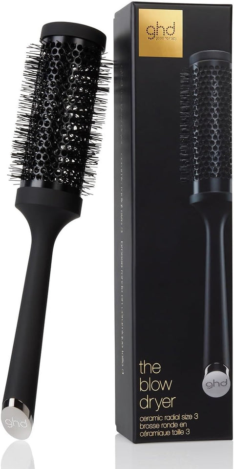 the Blow Dryer, Spazzola Rotonda per Capelli Professionale Con Cilindro in Ceramica, per Styling Voluminosi Con L'Asciugacapelli, Districante, Velocizza L'Asciugatura, Misura 3