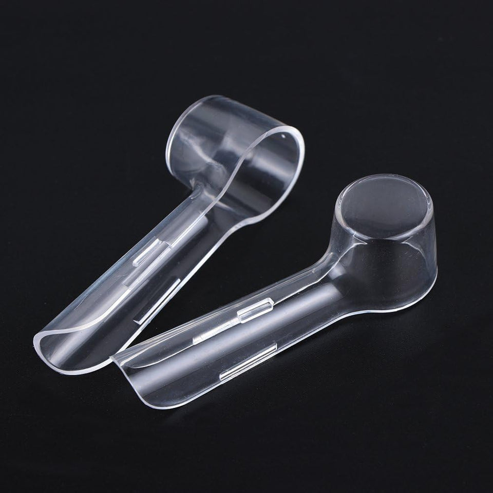 Copertura Spazzolino Elettrico Compatibile Con Oral B - Copri Spazzolino - Comodo Da Viaggio E Più Sanitario per Una Migliore Salute, Di  (Trasparente, 6)