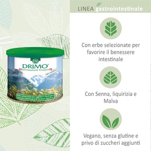 - Drimo, Integratore Alimentare in Polvere a Base Di Erbe Selezionate, per La Regolarità Del Transito Intestinale, Senza Glutine E Vegan, Con Ingredienti Di Origine Naturale, 100 G