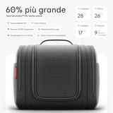 Beauty Case Da Viaggio XXL [Design 2025] | Trousse Da Viaggio per Uomo E Donna | Beauty Case Viaggio Con Gancio Appendiabiti [Capacità 9 Litri] (Nero)