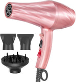 Asciugacapelli Professionale a Ioni 3000W Con Diffusore (3 Livelli Di Calore, 2 Velocità + Aria Fredda, 3 Accessori) Adatto per Saloni, Viaggi E Casa, Perfetto Come Regalo - Hairdryer