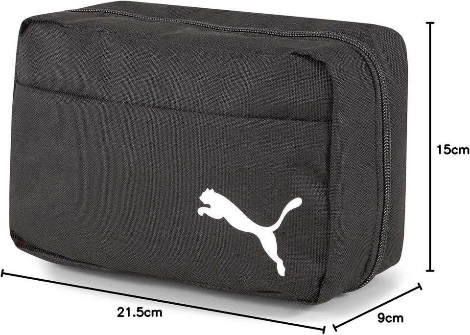 Teamgoal 23 Wash Bag, Borsetta Da Toilette Unisex Adulto, Nero, ‎25.5 X 18 X 2.5 Cm, 100 Grammi