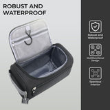 Beauty Case Donna E Uomo - Borsa Da Viaggio per Trucchi E Shampoo - Borsa per Cosmetici Con 3 Scomparti Impermeabile E Leggera - Con Gancio Metallico Incluso