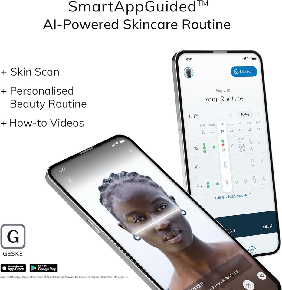 | Smartappguided™ Sonic Facial Roller | 4 in 1 | Derma Roller | Dispositivo per Viso | Roller Viso Professionale | Rassoda E Definisce La Pelle Del Viso