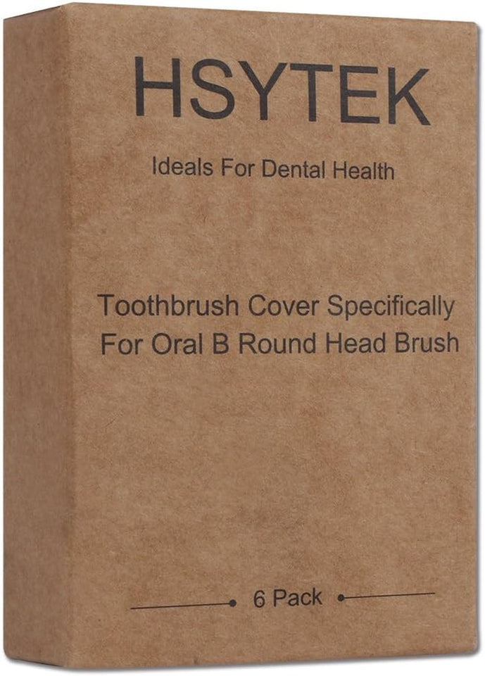 Copertura Spazzolino Elettrico Compatibile Con Oral B - Copri Spazzolino - Comodo Da Viaggio E Più Sanitario per Una Migliore Salute, Di  (Trasparente, 6)
