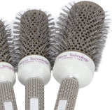 Set Di Spazzole Rotonde 5 Pezzi, Set Di Strumenti per Parrucchieri per La Cura Dei Capelli, Antistatico, Asciugatura Rapida, per Asciugatura E Arricciatura