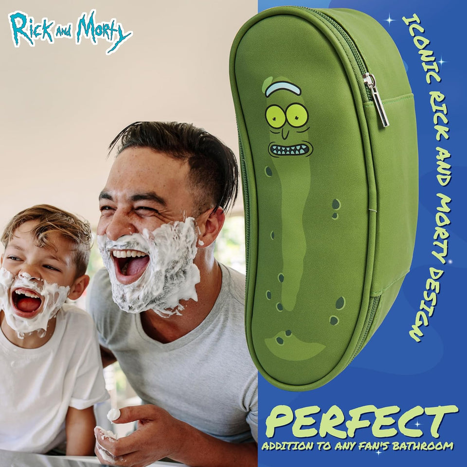 Pochette Uomo - Beauty Case Da Viaggio Borsa Da Toilette Con Zip Borsello Uomo Morbido - Trousse Uomo Ragazzo Sportivo -  Gadget Regalo