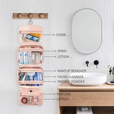 Beauty Case Da Viaggio Donna Da Appendere, Impermeabile Trousse Trucchi Necessaire Alta Capacità Porta Trucchi Da Viaggio Accessori Utili Makeup Bag Con Gancio