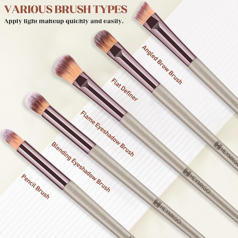 Pennelli Make Up, 10 Pezzi Set Pennelli Trucco Professionale Con Trousse in Pelle PU Pennelli per Trucco, Kit Pennelli Makeup Un per Tua Figlia O Tua Moglie