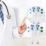 Copertura Spazzolino Elettrico Compatibile Con Oral B - Copri Spazzolino - Comodo Da Viaggio E Più Sanitario per Una Migliore Salute, Di  (Trasparente, 6)